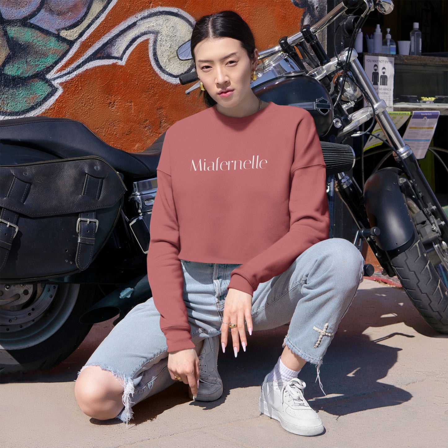 The Signature M/F Cropped Sweatshirt