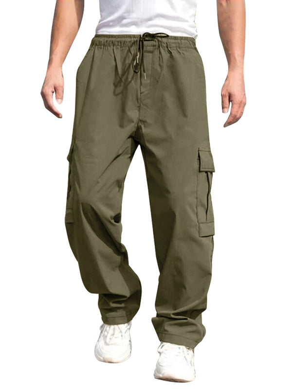 Loose straight casual trousers