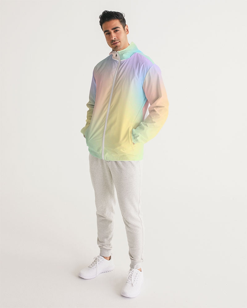 Pastel Mi Men's All-Over Print Windbreaker