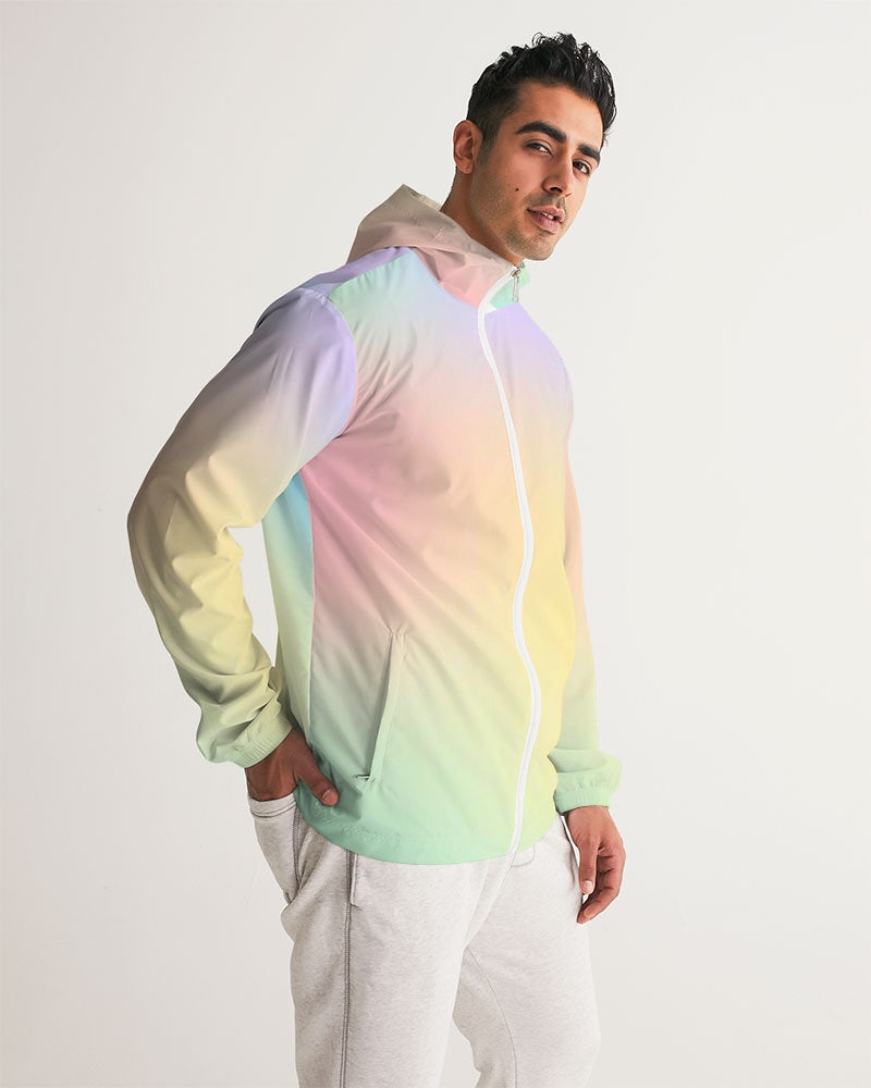 Pastel Mi Men's All-Over Print Windbreaker